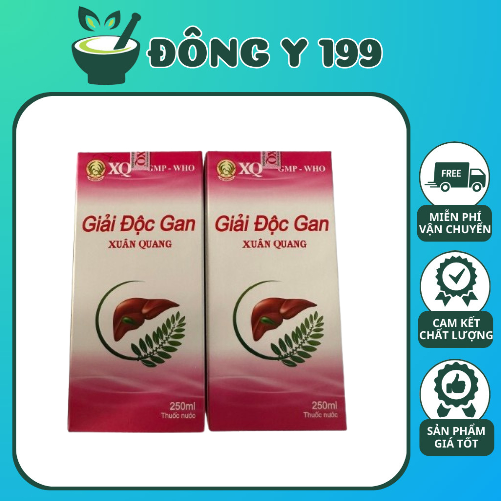 Giải Độc Gan Xuân Quang Hỗ Trợ Mẫn Ngứa, Dị Ứng, Mát Gan - Đông Y 199