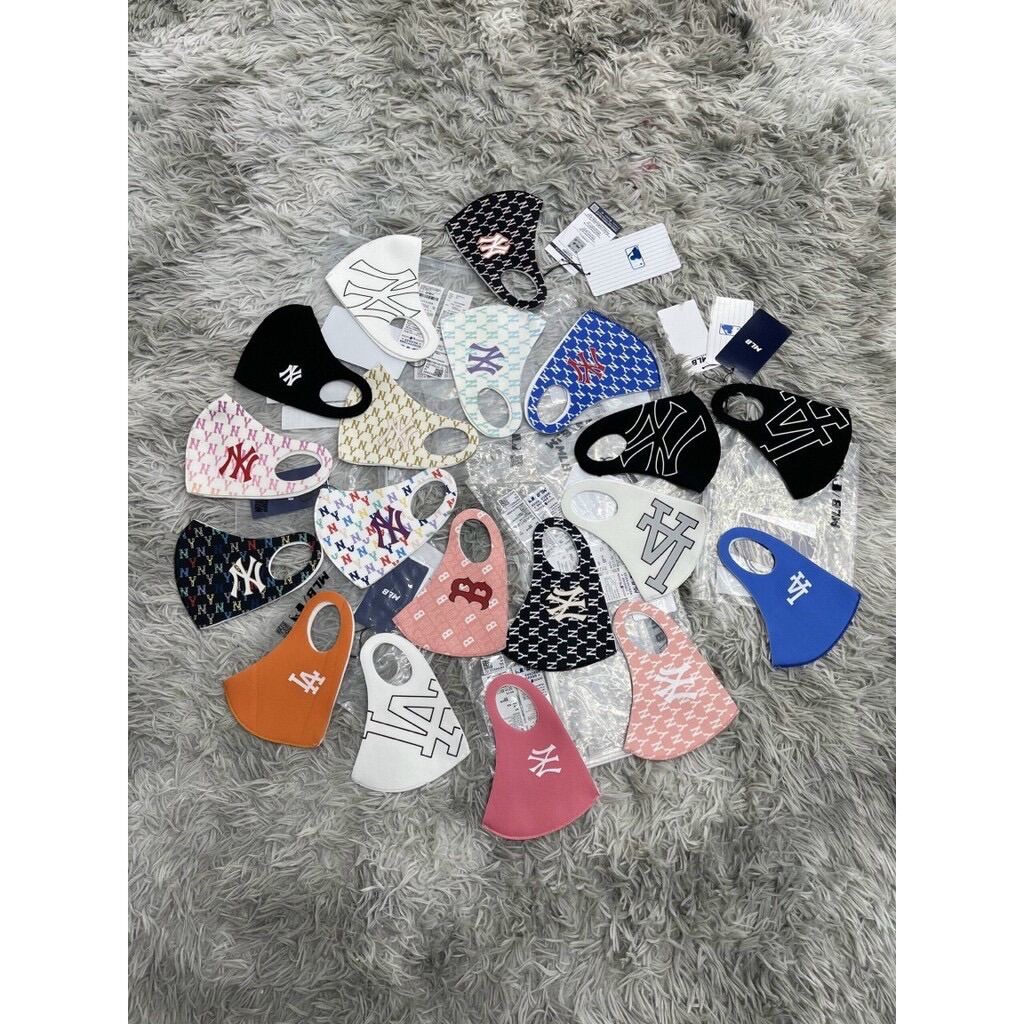 Khẩu trang M. L. B NY unisex full túi tag xịn