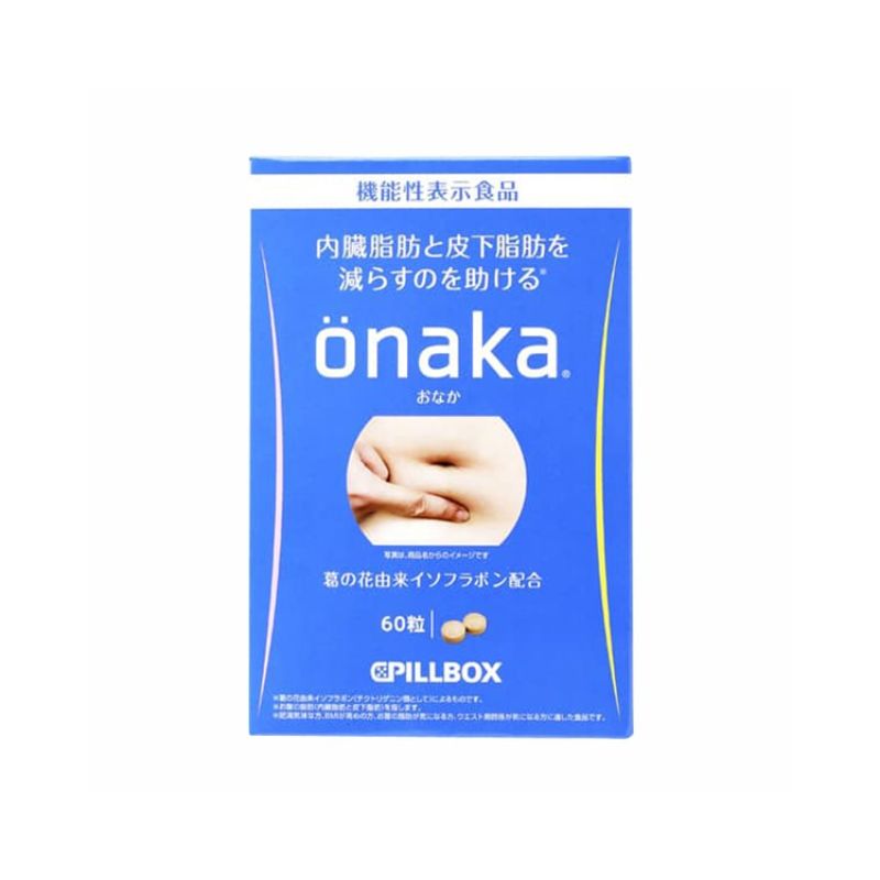 Viên giảm mỡ bụng Onaka Pillbox 60 viên, giảm cân Onaka Nhật Bản