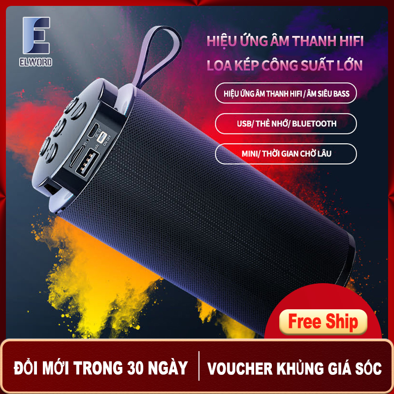 Loa bluetooth, mini, loa kép công suất lớn, loa cầm tay, loa dã ngoại, âm thanh HIFI, thời gian chờ lâu