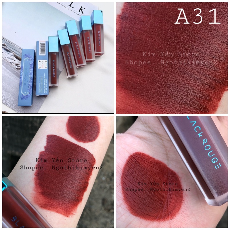 Son kem black rouge a31 đỏ nâu