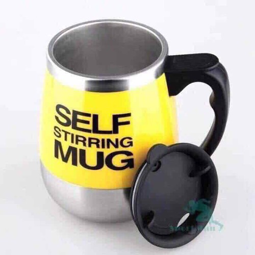Cốc inox pha cà phê 400ml tự động thông minh 1 nút bấm ly giữ nhiệt pha trà pha cafe tự khuấy tiện ích lõi không gỉ siêu bền đủ màu