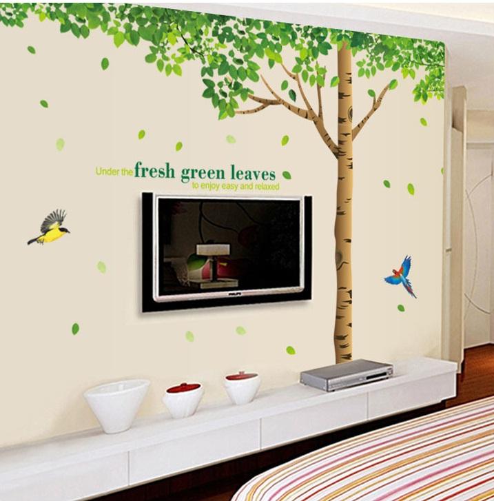 Decal dán tường Cây sồi cỡ đại- C35-vivadecal
