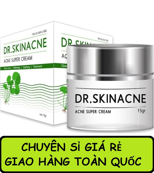 Kem ngăn mụn, xóa thâm Dr. Skinacne, làm trắng da