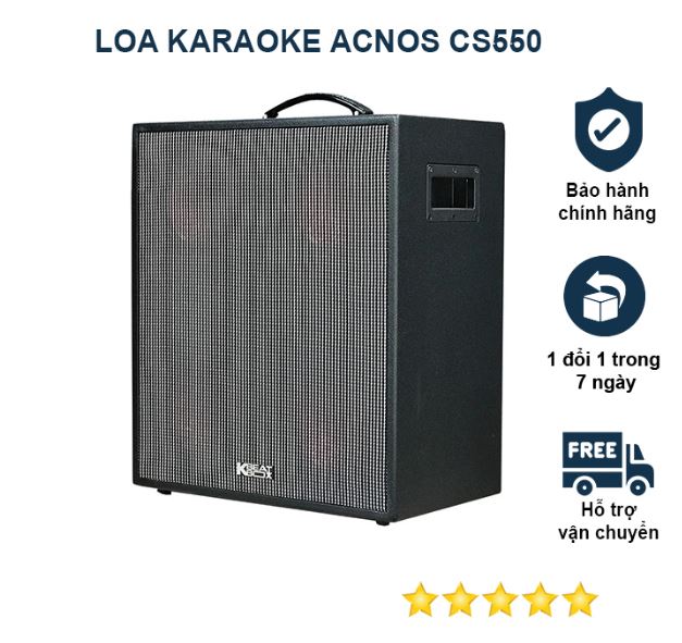 Loa kéo karaoke loa kéo karaoke mini bluetooth xách tay acnos cs550