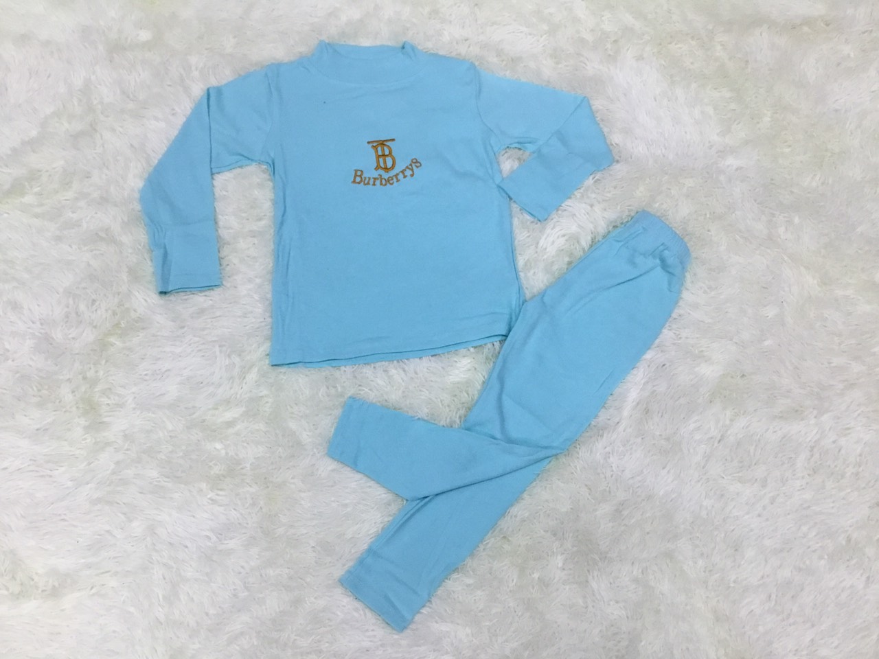 Bộ Coton cho bé gái - quần dài, tay dài