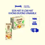 Thùng 24 hộp 180ml Sữa 9 loại hạt Không Đường Vinamilk