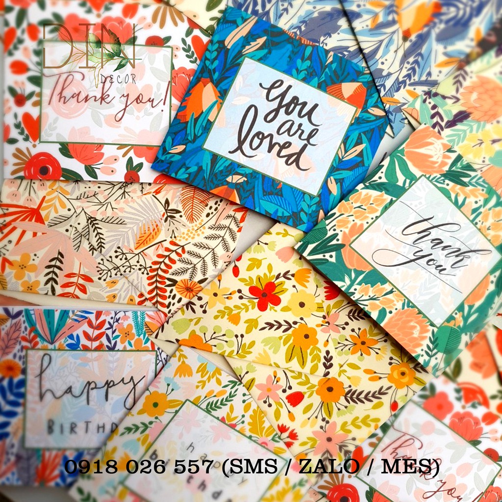 Thiệp chúc mừng sinh nhật - cám ơn