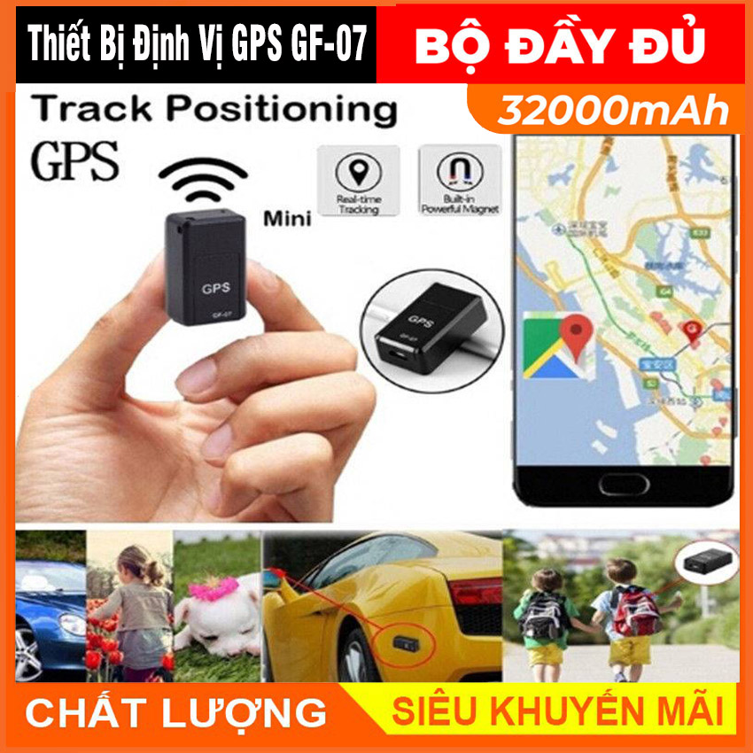 Máy Định Vị Theo Dõi GPS Thiết Bị Theo Dõi GPS Mini GF07 Thiết Bị Định Vị GPS Ghi Âm Chống Thất Lạc Hỗ Trợ Hoạt Động Từ Xa Của Điện Thoại Di Động GPRS.Trông coi xe máy, ô tô. Hiển thị rõ lộ trình