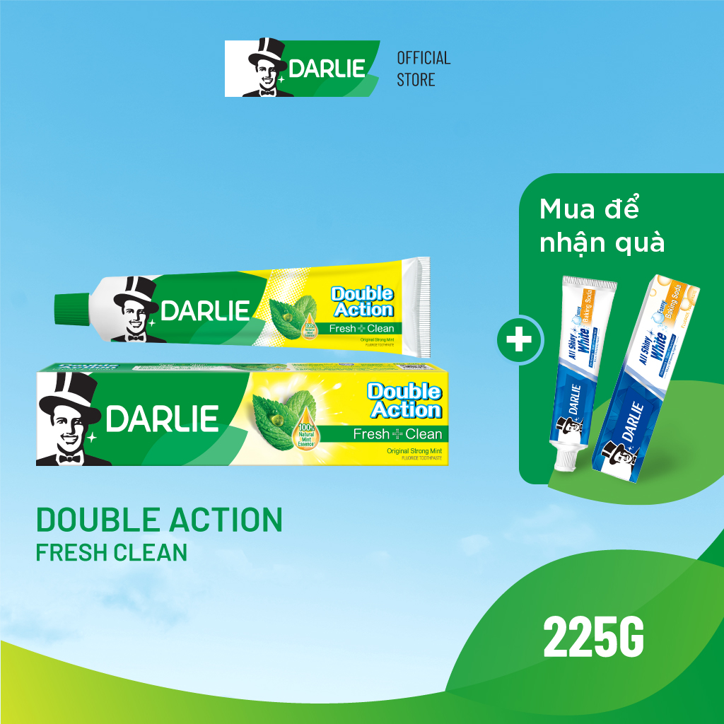 Kem Đánh Răng Darlie Double Action Fresh Clean 225g