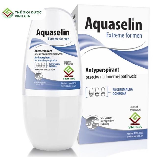 [HCM]AQUASELIN lăn nách cho nam 50ml