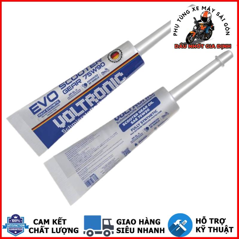 Nhớt hộp số, nhớt láp Voltronic EVO Scooter Gear Oil 75W90/80W90 120ML full tổng hợp