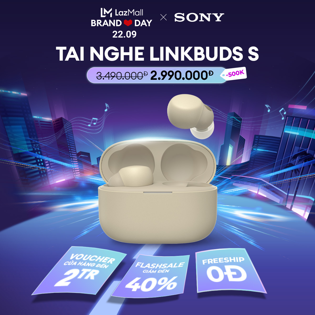 Tai nghe không dây Sony LinkBuds S