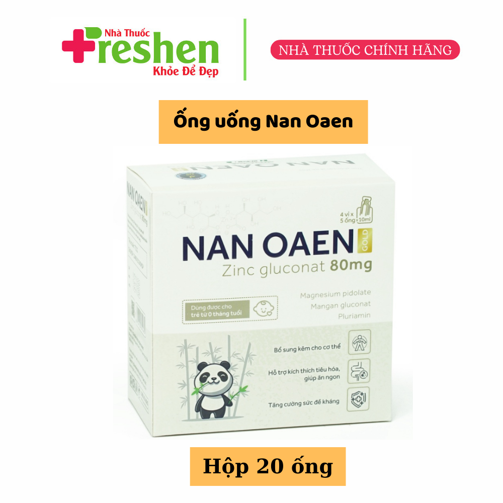 [HCM]NAN OAEN gold - Bổ Sung Kẽm Cho Cơ Thể ( HỘP 20 ỐNG)