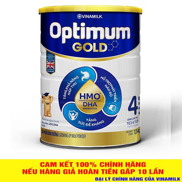 Sữa bột optimum gold 4 1.5kg
