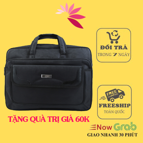 Cặp đựng laptop , túi đựng laptop sách vở tài liệu Charisma C02 42 x 36 x 17cm vải đẹp, lót lụa tặng túi du lịch 30K.Mua 2 giảm 10% Fllow giảm 20k