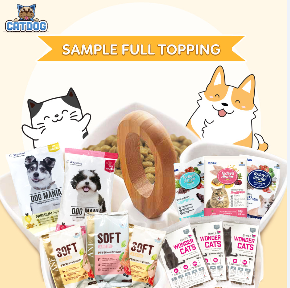 Hàng tặng không bán - Thức ăn chó mèo gói mẫu 40g Wonder Cats nhập khẩu Hàn Quốc