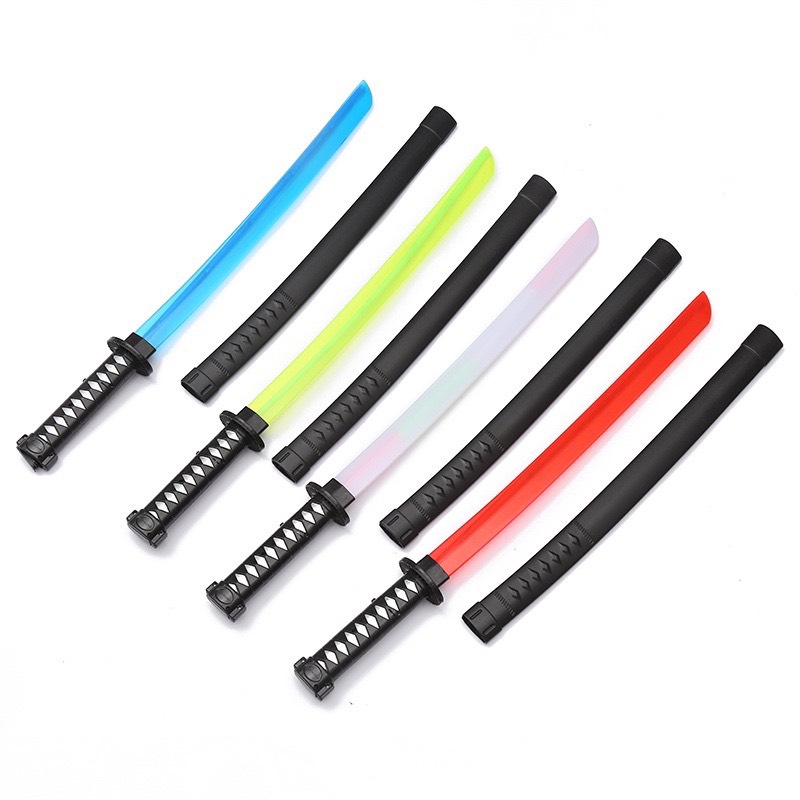 Đồ chơi kiếm nhựa kiếm phát sáng, đồ chơi kiếm ninja tiêu chuẩn 68cm nhập khẩu cao cấp, đồ chơi thể chất cho bé
