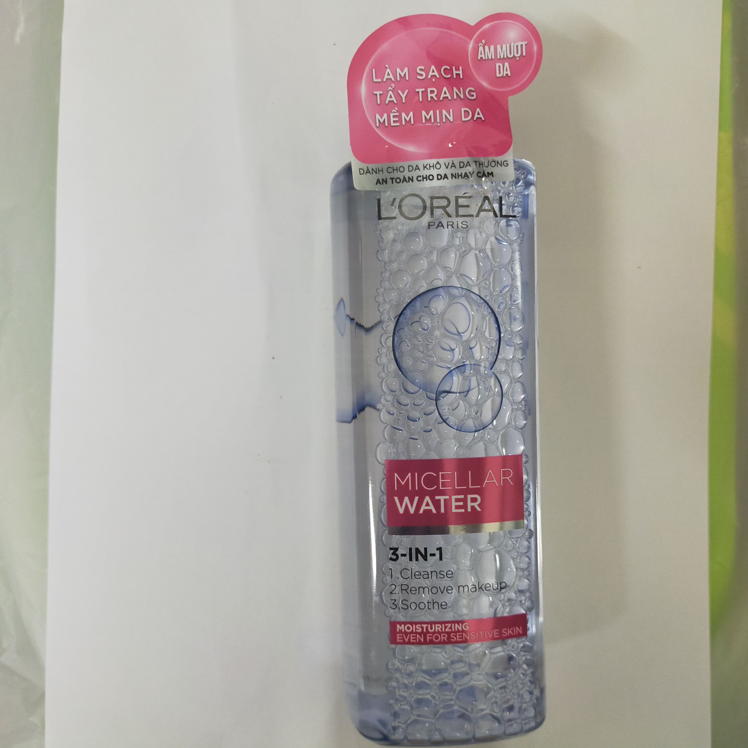 [HCM]Nước tẩy trang LOreal Paris 3-in-1 Micellar Water 400ml