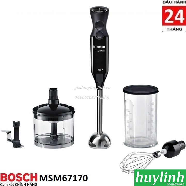 Máy xay sinh tố cầm tay b osch msm67170 - chính hãng