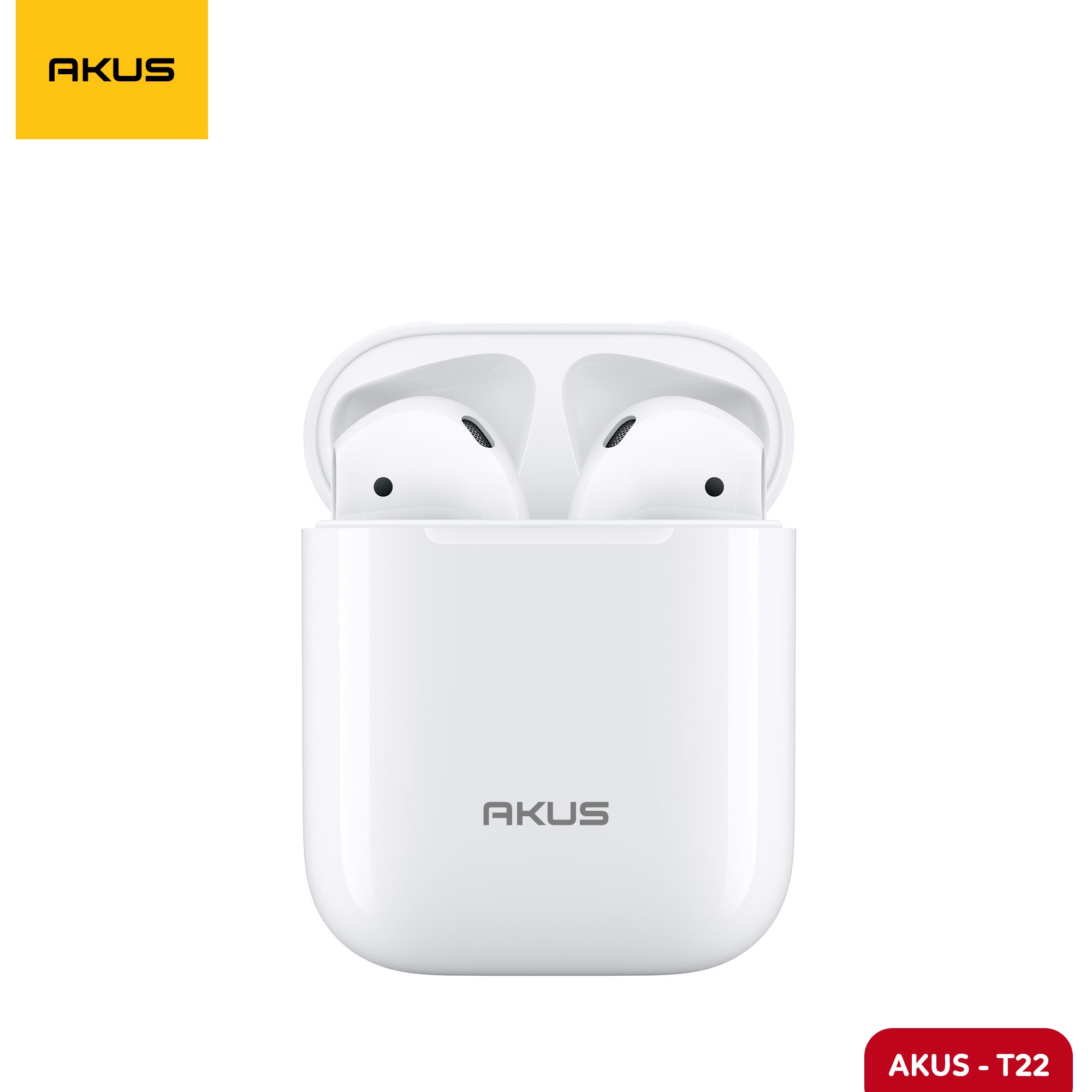 Tai nghe bluetooth true wireless Akus- T22 - Hàng chính hãng