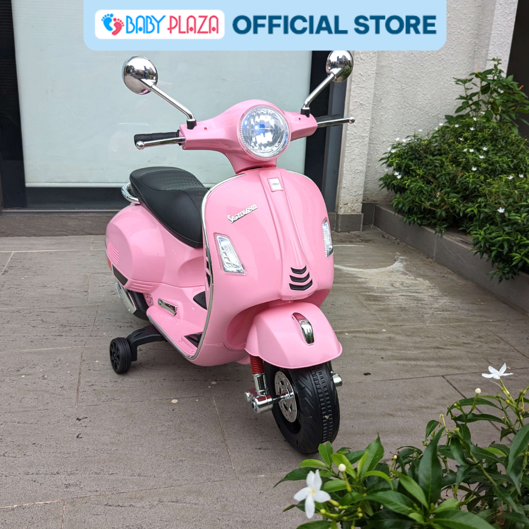 Xe máy điện vespa cho bé baby plaza q618