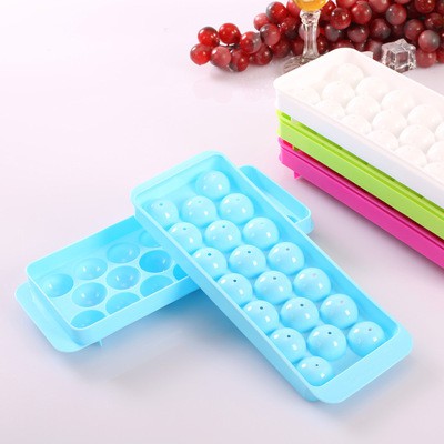Khuôn thạch bi, thạch hình cầu 3 hàng / 20 viên /khay đá bi , rau câu bi ( sẵn )