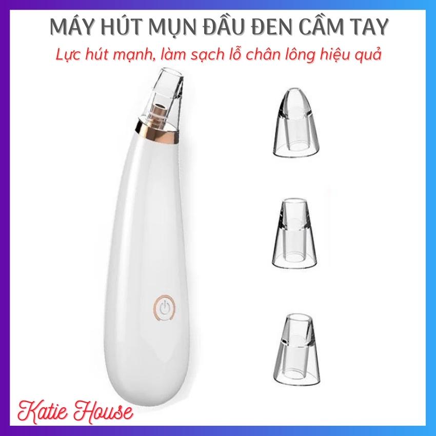Máy hút mụn đầu đen cầm tay mini, 3 chế độ hút mạnh, làm sạch lỗ chân lông