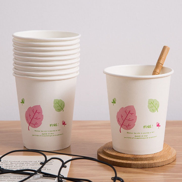 Set 50 ly giấy cafe , văn phòng cốc giấy dùng 1 lần , set 50 cốc giấy 200ml dùng 1 lần nội địa trung cao cấp , cốc giấy ly giấy dùng 1 lần tiện lợi an toàn cho sức khỏe