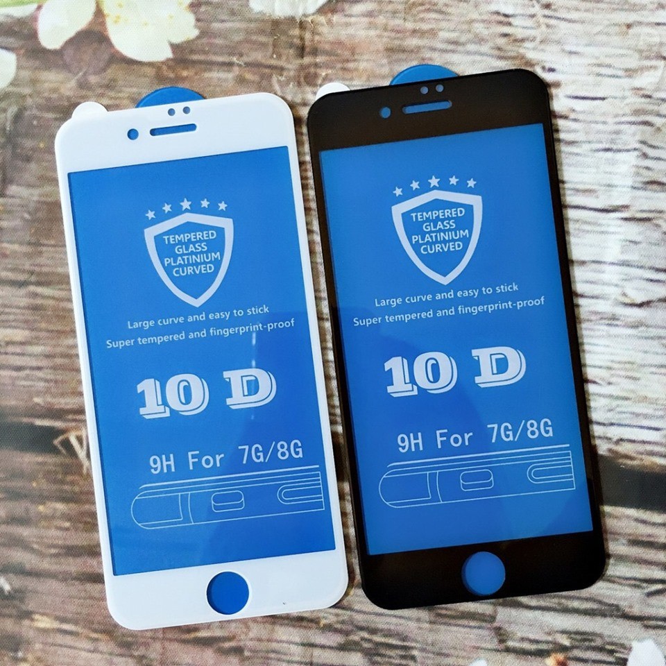 Kính cường lưc 9d, 10d full màn iphone 6 6plus 7 7plus 8 8plus