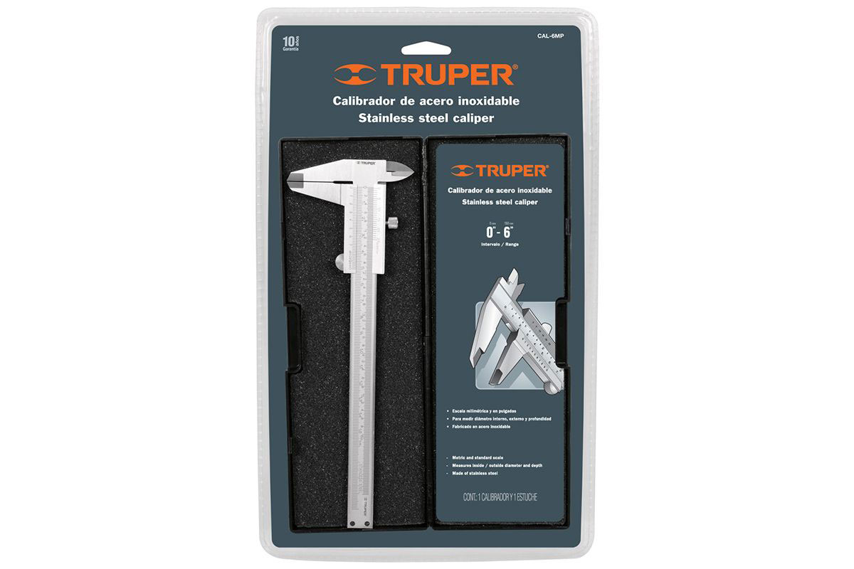 Thước cặp cơ 6in/150mm cal-6mp truper - 14394