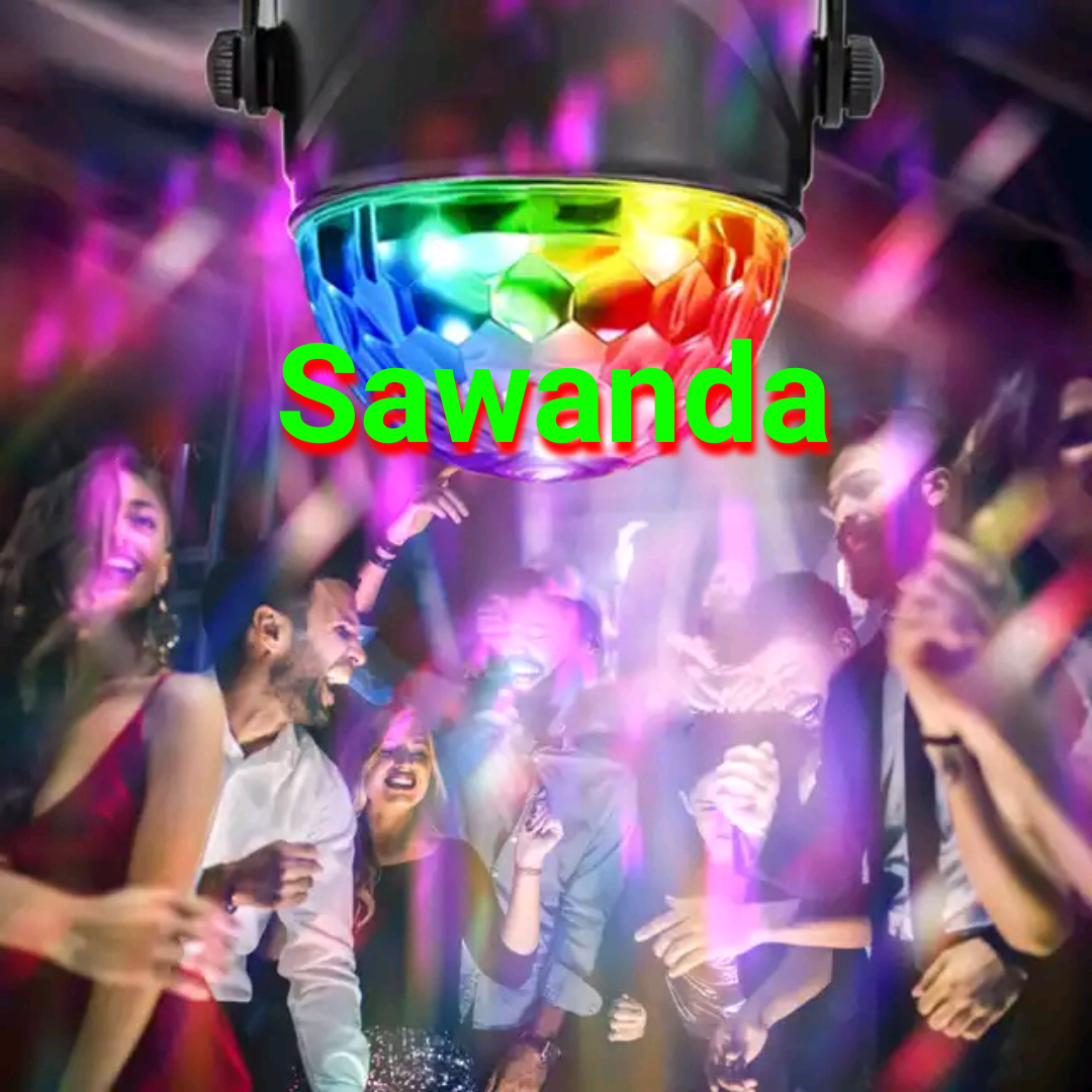 Đèn led trang trí xoay đổi màu điều khiển Remote và cảm ứng âm thanh