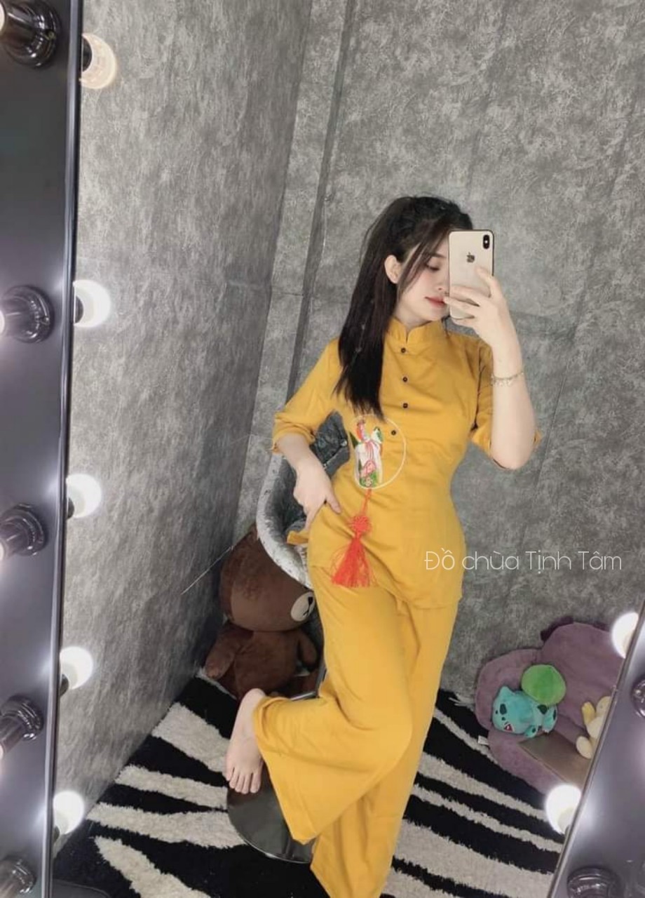 Set pháp phục lụa ngọc bội