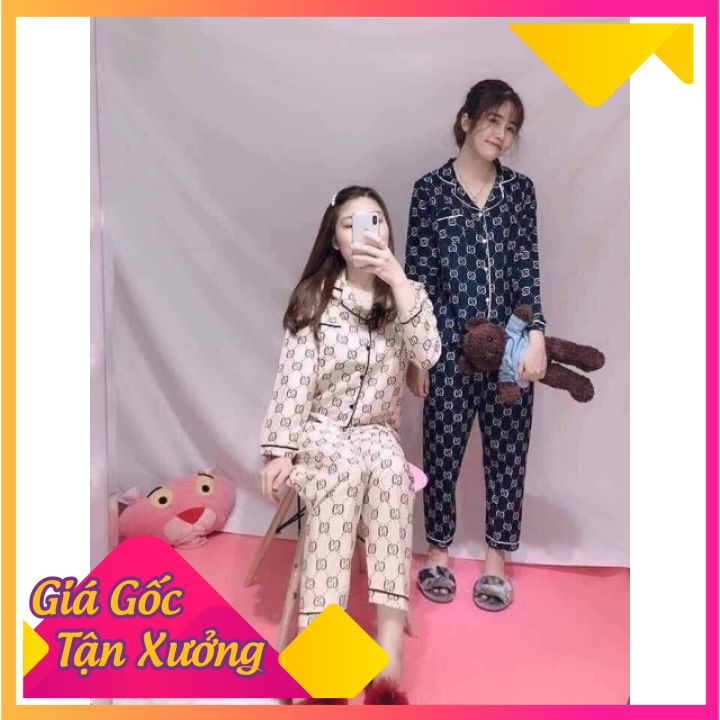 Pizama tay dài quần dài