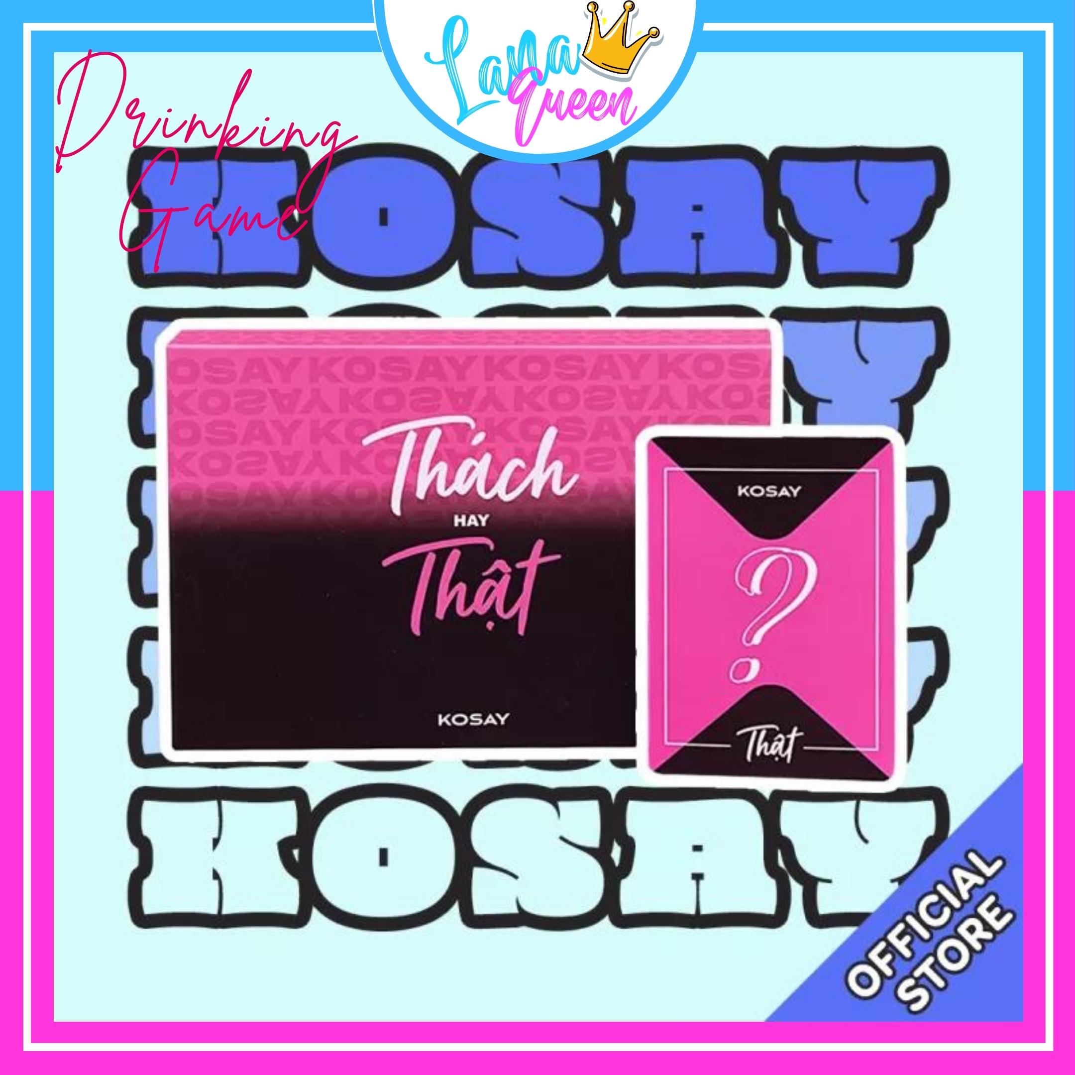 Bộ bài huệ drinking game phiên bản "thách hay thật" card game kosay - lana queen