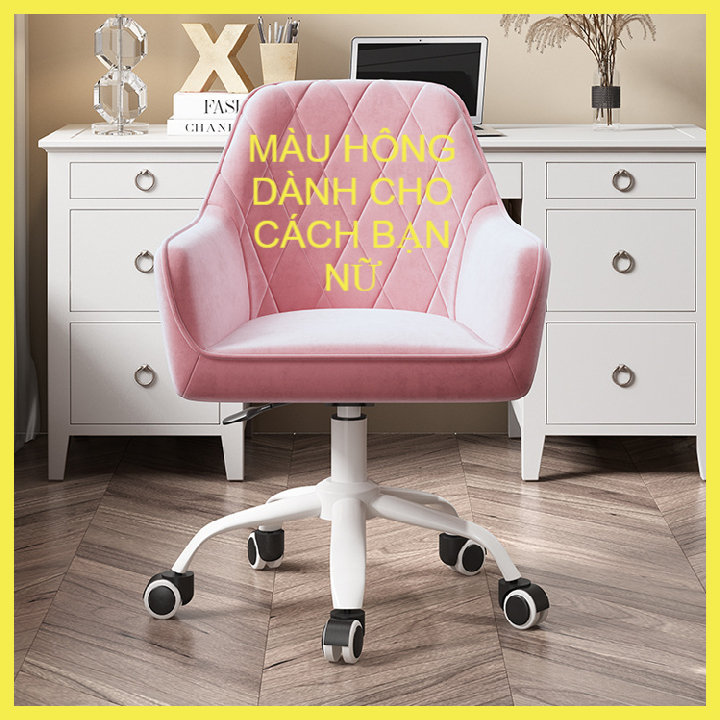 Ghế Xoay Văn Phòng,Ghế Phòng Ngủ,Ghế làm Việc Học Tập,Ghế Make Up Có Cả Màu Hồng Danh Cho Các Cạn Nữ