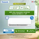[Sẵn hàng miền Nam] Điều hòa Panasonic Inverter CU/CS-BU9BKH-8 - 1HP - Một chiều - Lọc sạch không khí nanoeG - Tiết kiệm điện AI ECO