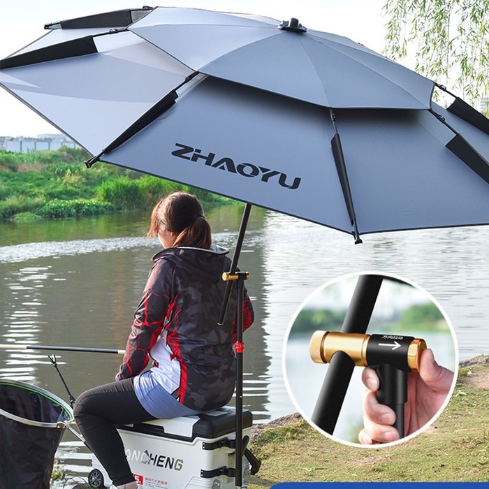 Dù câu cá hai tầng zhaoyu 2m2 và 2m4