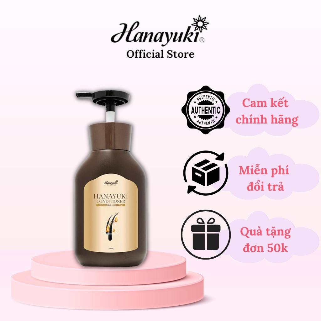 - Dầu Xả Hanayuki Conditioner Ngăn Ngừa Rụng Tóc, Kích Thích Mọc Tóc Hanayuki Chính Hãng 350g, Dầu Xả Thảo Dược Hanayuki Conditioner
