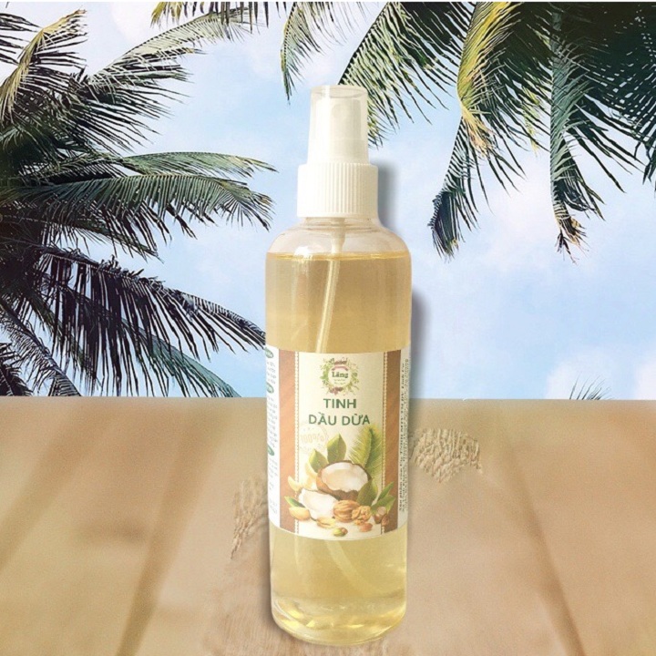 [Giá tốt] 250 ml Dầu Dừa Ép Lạnh Nguyên Chất 100% Dưỡng Da, Dưỡng Tóc, Làm Đẹp