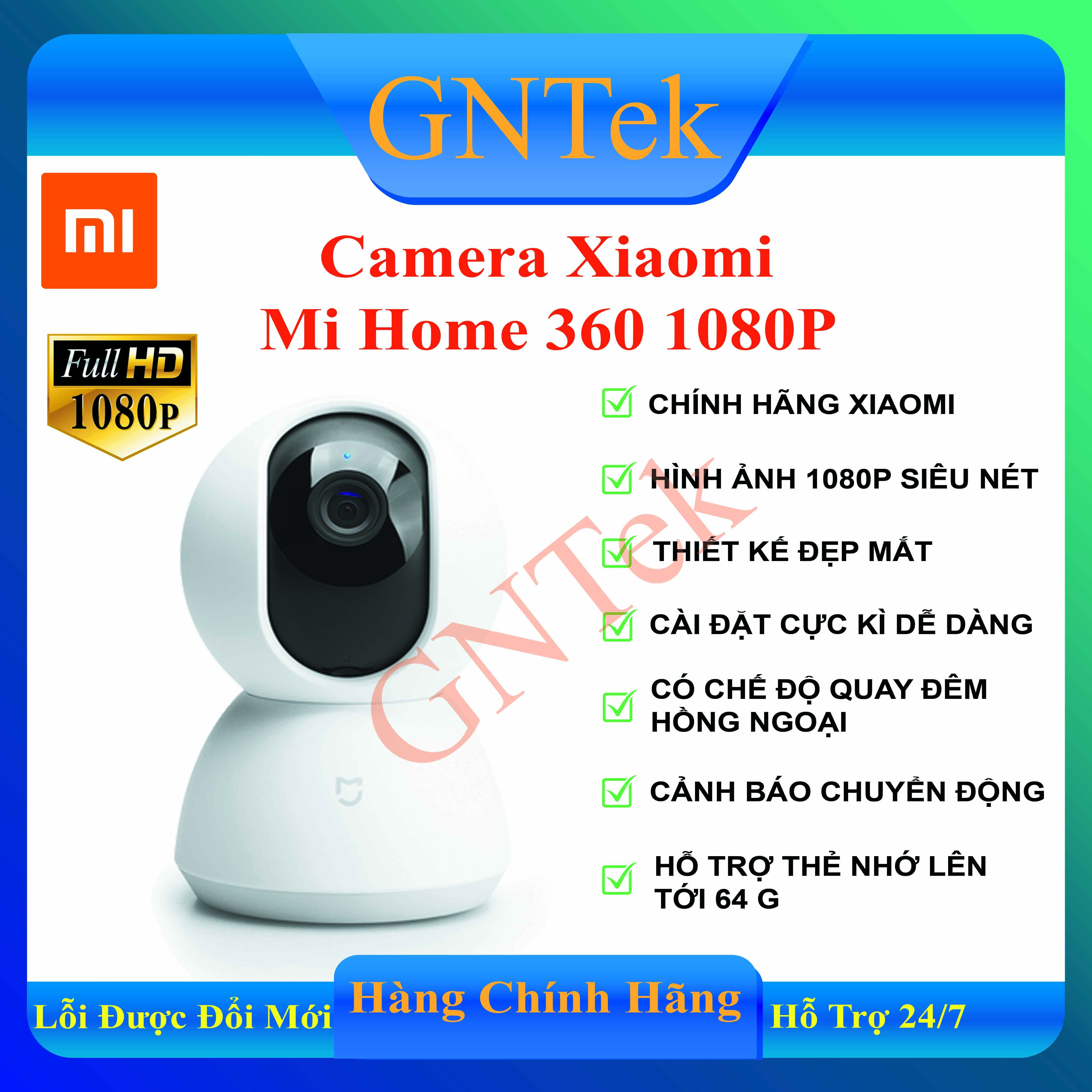 [Miễn phí Ship- BẢN QUỐC TẾ- BH DIGIWORL, TẶNG VOUCHER 20K] Camera IP WIFI Xiaomi Mi Home 360 1080P