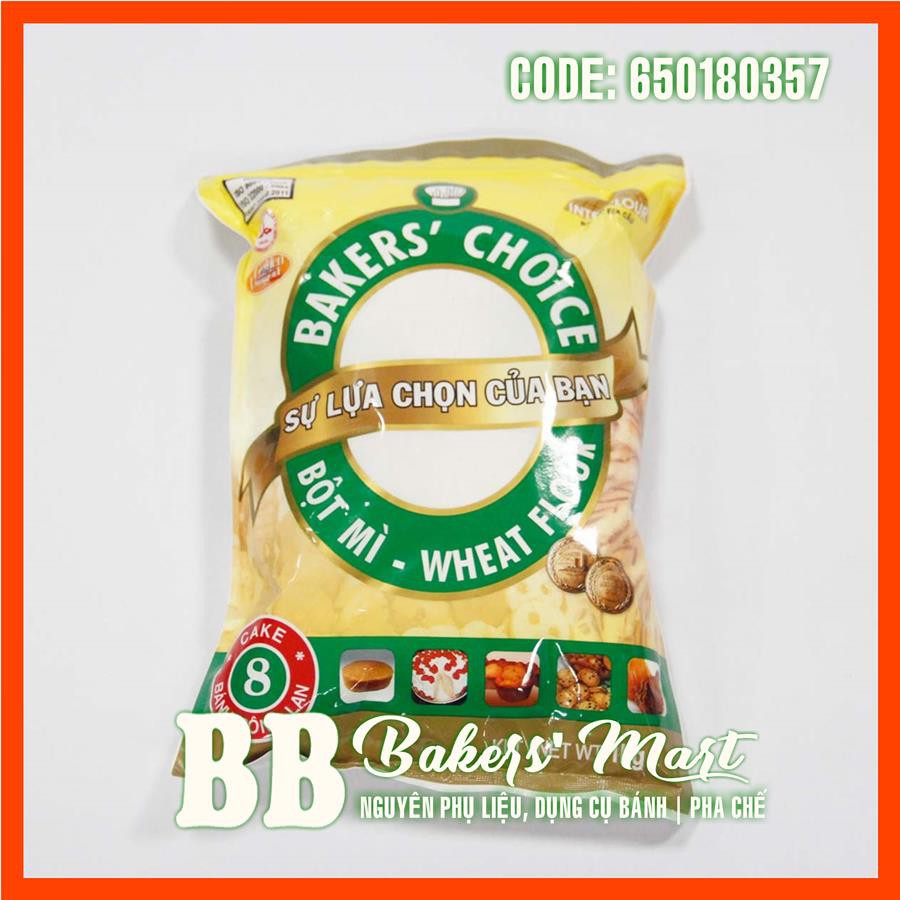 Bột mì Bakers' Choice số 8 (BỘT BÁNH BÔNG LAN) - 1kg