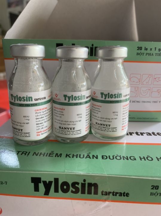Bột tylosin tartrate 1g hanvet