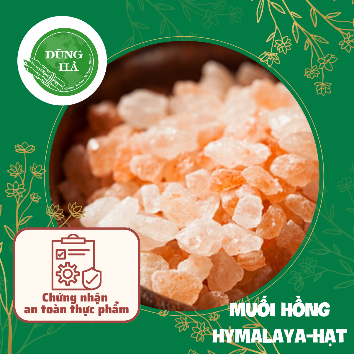Muối hồng Hymalaya-hạt chất lượng hảo hạng