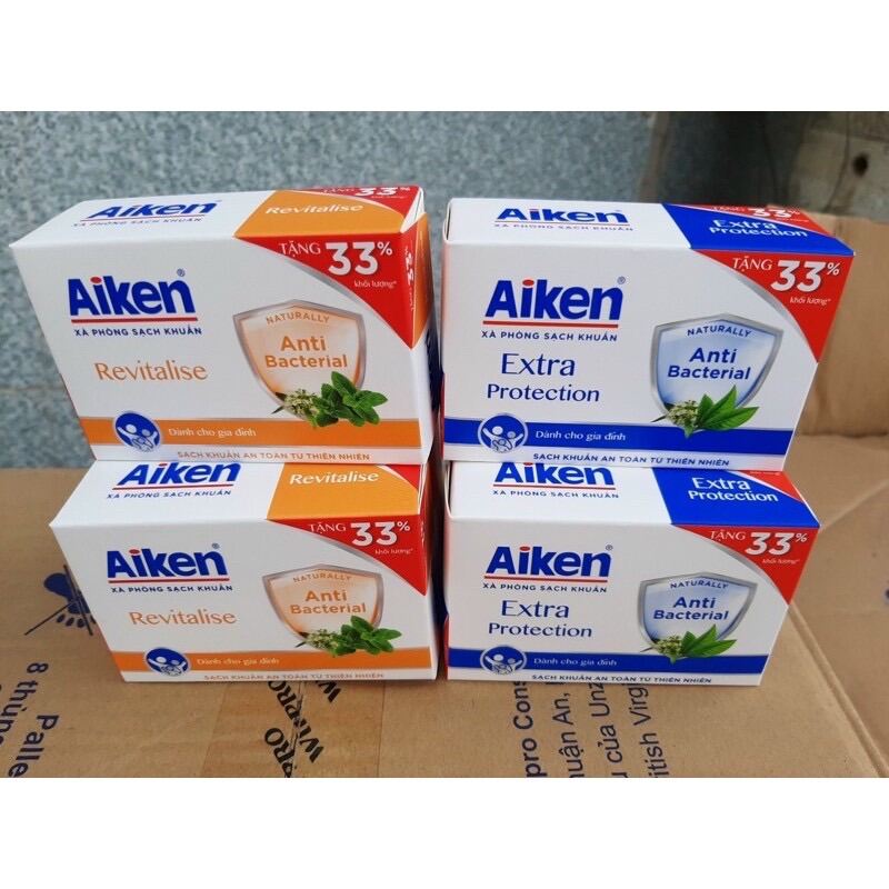 Xà bông cục sạch khuẩn Aiken 120g