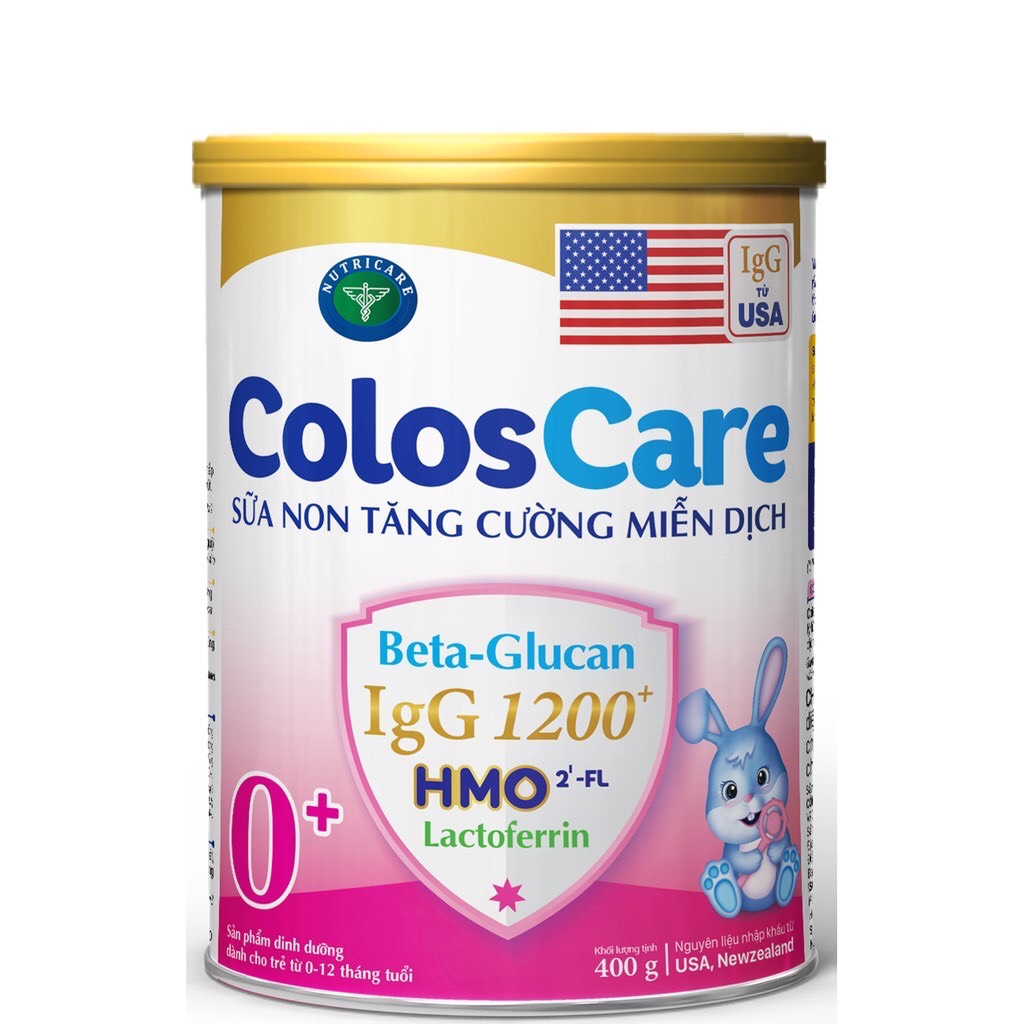 Sữa bột Nutricare ColosCare 0+ 800g