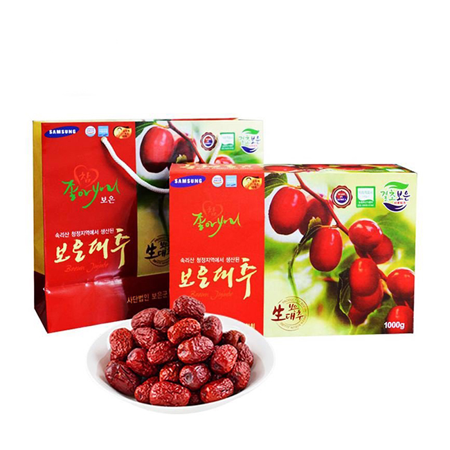 PREE SHIP Táo Đỏ Sấy Khô Hàn Quốc Samsung Boeun Jujube 1KG siêu ngon - Nấu chè - Ăn vặt văn phòng - Đồ ăn nhanh -sỉ táo đỏ hàn quốc