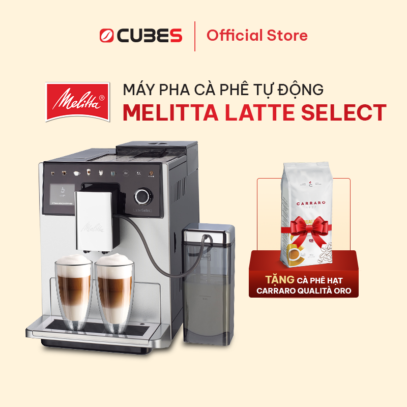 Máy pha cà phê tự động Melitta Latte Select - 40-50 ly/ngày - Thương hiệu Đức - Bảo hành 24 tháng