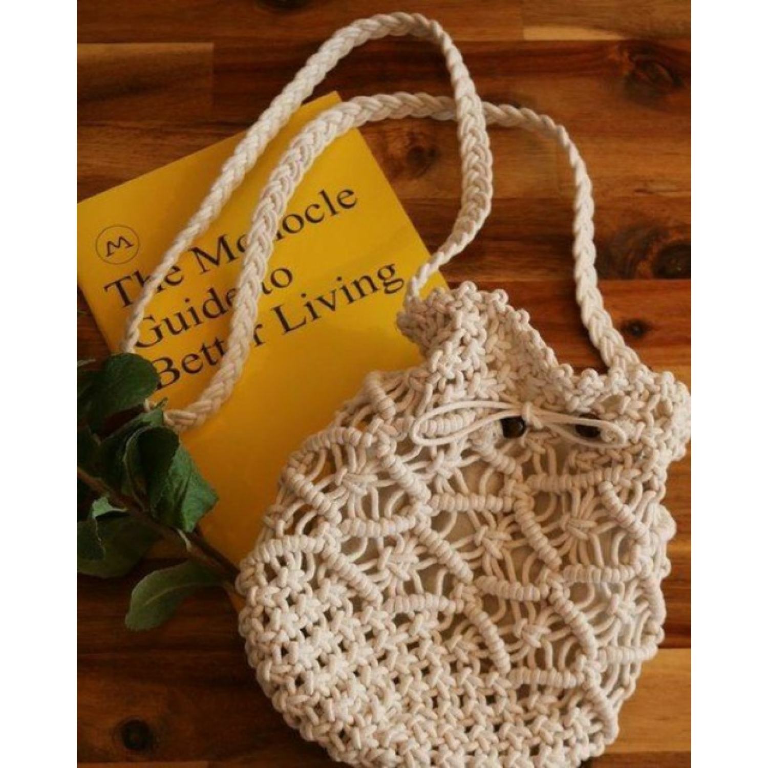 Túi thút dây tết macrame xinh xắn