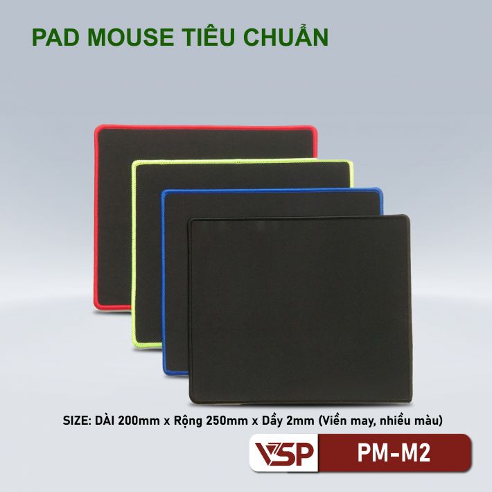 Lót chuột gaming vsp pm-m2 size 200x250x2mm - nhất tín computer
